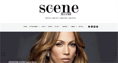 Desktop Screenshot of miamiscenemagazine.com